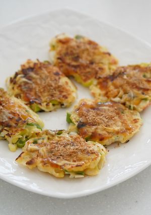 【ねぎ大量消費】しらす入り　ミニねぎ焼き-レシピのメイン写真