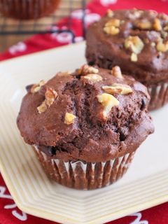 濃厚♡くるみチョコマフィン【卵不使用】-レシピのメイン写真