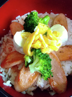 カマンベールソーセージ丼-レシピのメイン写真