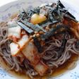 納豆キムチ蕎麦