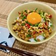 スタミナUP✨納豆そぼろ丼