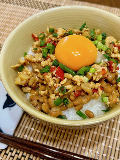 スタミナUP✨納豆そぼろ丼-レシピのメイン写真