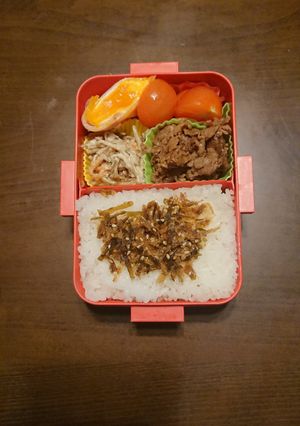中学生女子弁当2024/01/19-レシピのメイン写真