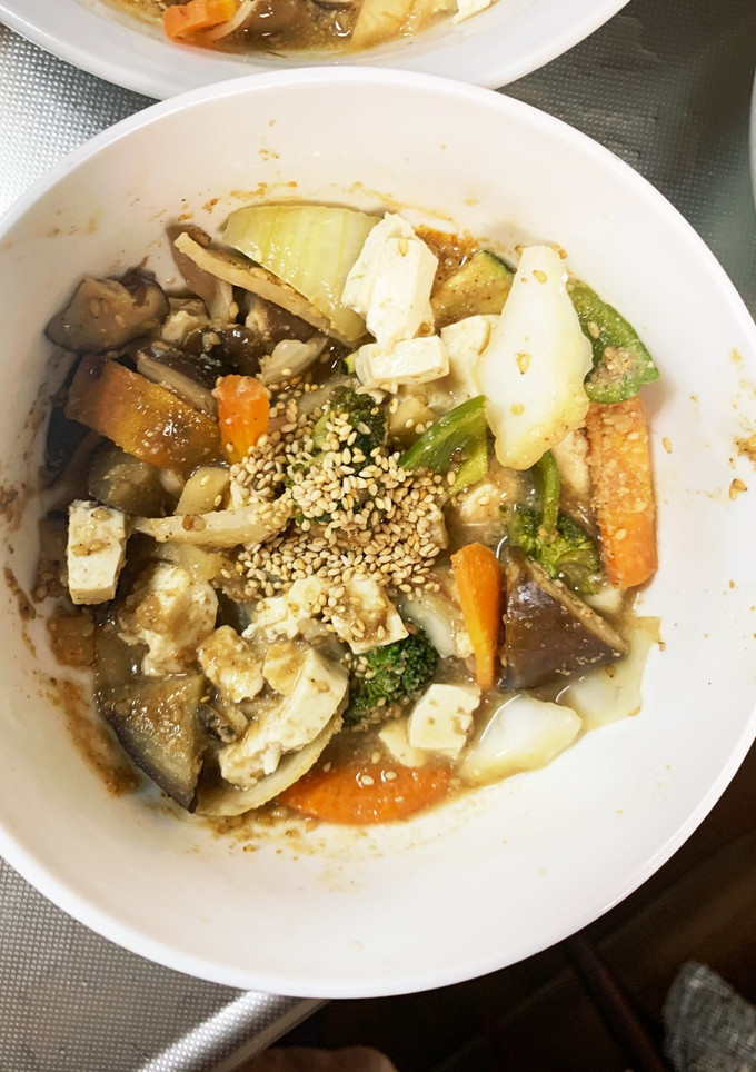 肉無豆腐簡単コク旨ウスター照り味野菜炒め-レシピのメイン写真