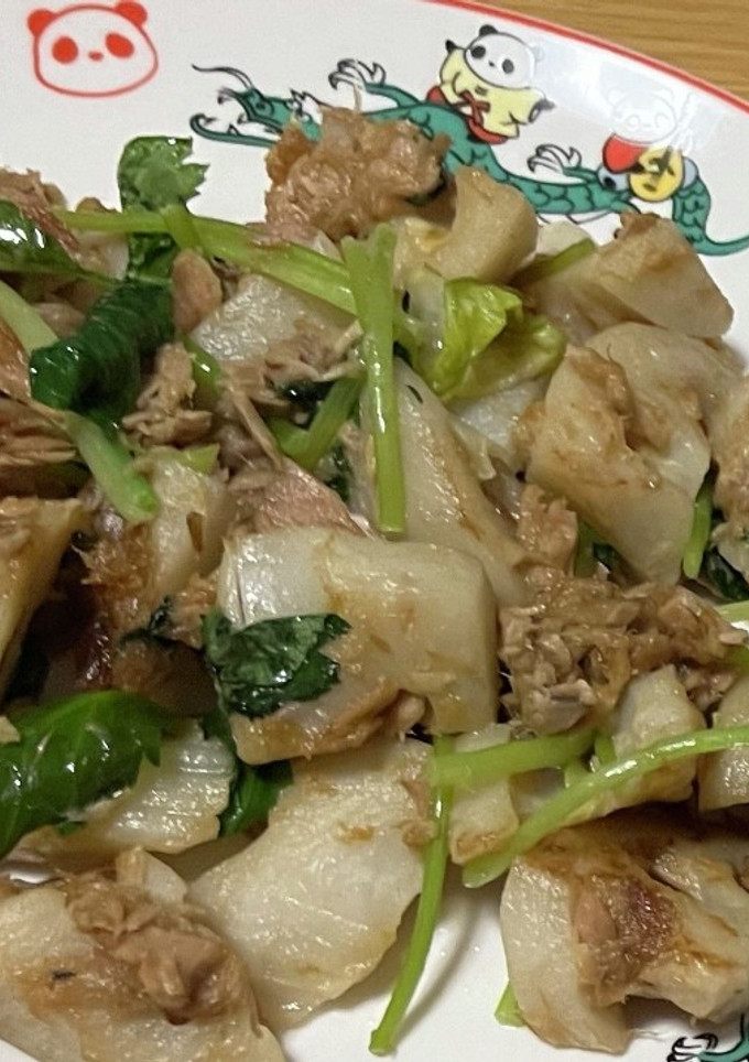 蓮根とツナの炒め物-レシピのメイン写真