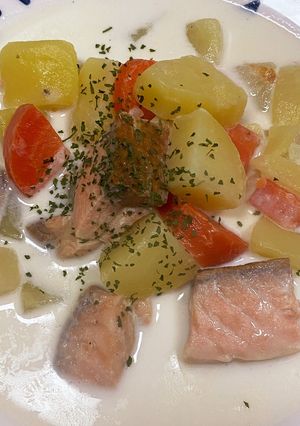 サーモンスープ　フィンランド料理-レシピのメイン写真
