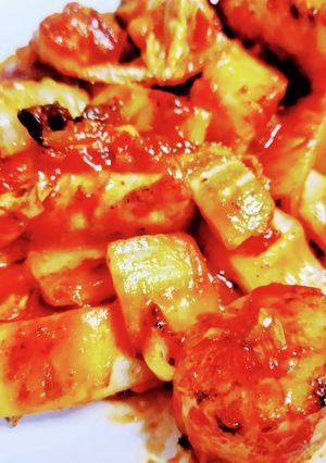 ホタテ・鶏むねチリソース炒め-レシピのメイン写真