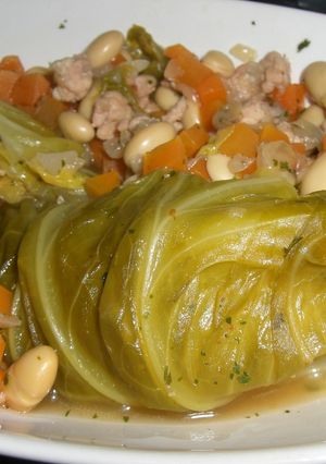 キャベツと大豆のシチュー-レシピのメイン写真