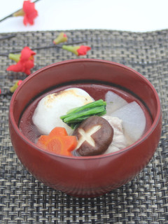 梅の旨味だし塩でお雑煮-レシピのメイン写真