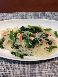 ほうれん草の中華風サラダ-レシピのメイン写真