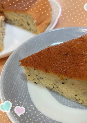 藍茶入り米粉のシフォンケーキ-レシピのメイン写真