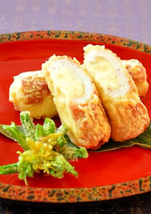 ちくわにポテトサラダを詰めて天ぷらに♪-レシピのメイン写真