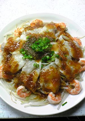 もやしたっぷり☆豚と海老のレンジ蒸し-レシピのメイン写真