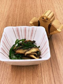 【大崎市】しいたけとピーマンのバター炒め-レシピのメイン写真