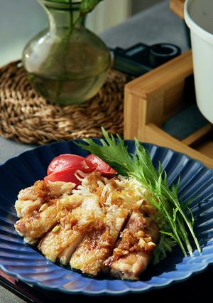ザクザク油淋鶏と蒸し野菜-レシピのメイン写真