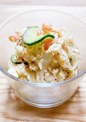 レンジで3分!おからでポテサラ風-レシピのメイン写真
