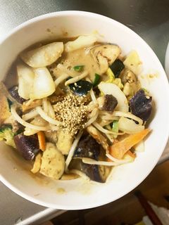 肉無チクワきな粉オイごま味野菜炒め-レシピのメイン写真