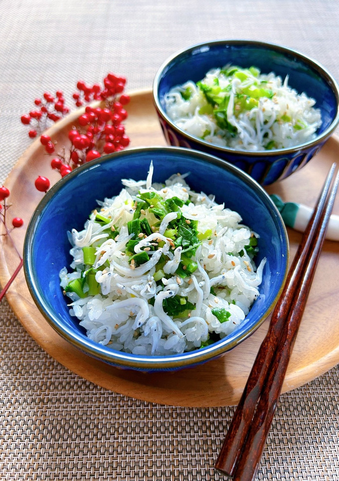 大根の葉としらすの簡単混ぜご飯-レシピのメイン写真
