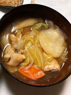 もちもちちゅるん!長芋すいとん-レシピのメイン写真