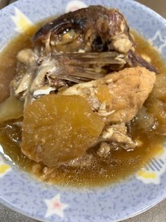 炊飯器と麺つゆで鯛のあら煮、超簡単♡-レシピのメイン写真
