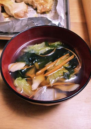 15分で作れる男飯・ショウガスープ-レシピのメイン写真