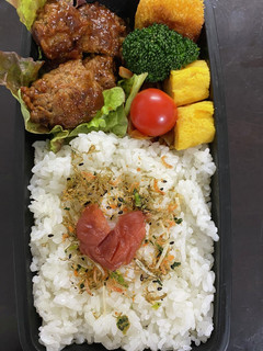 頑張るパパへ60ハンバーグ弁当-レシピのメイン写真