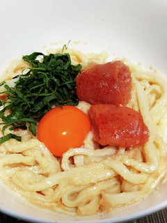 超簡単!あったか めんたいマヨうどん!!-レシピのメイン写真