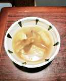 ダブルきのこと玉ねぎと揚げのお味噌汁