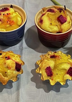 ドラゴン・スターフルーツのカップケーキ♡-レシピのメイン写真