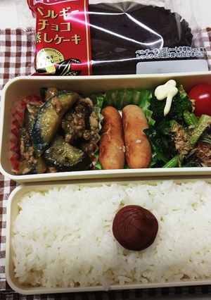麻婆茄子弁当(1.16)-レシピのメイン写真