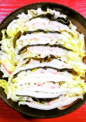 白菜の浅漬けミルフィーユ仕立て-レシピのメイン写真