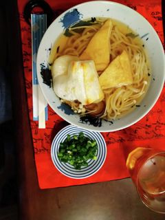 おもち入りきつねうどん-レシピのメイン写真