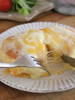 悪魔のチーズ蒸しケーキ-レシピのメイン写真