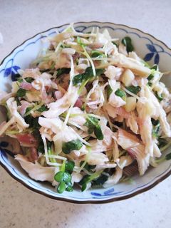 鶏ささみの梅肉薬味和え-レシピのメイン写真