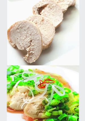 レンチン６分！ラップで鶏塩チャーシュー-レシピのメイン写真