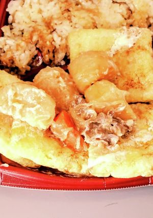 “肉じゃが油揚げバター醤油和え”-レシピのメイン写真