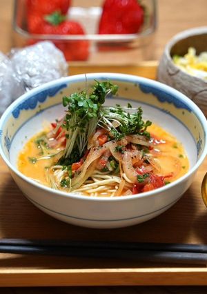 完熟トマトのトマトラーメン-レシピのメイン写真