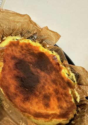簡単ぷるぷる蜂蜜バスクチーズケーキ-レシピのメイン写真