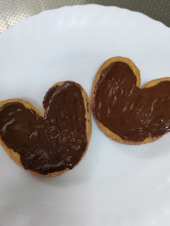 湯煎無し!一分!源氏パイのチョコ乗せ-レシピのメイン写真