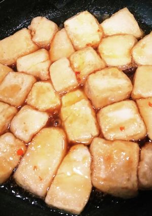 スイートチリソース揚げ豆腐-レシピのメイン写真