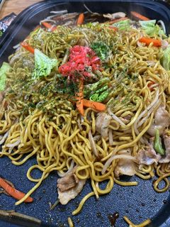 ホットプレートパパ手作りソース焼きそば-レシピのメイン写真