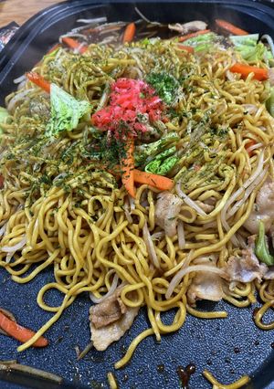 ホットプレートパパ手作りソース焼きそば-レシピのメイン写真