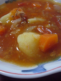 トマトが主役の簡単トマトスープ-レシピのメイン写真