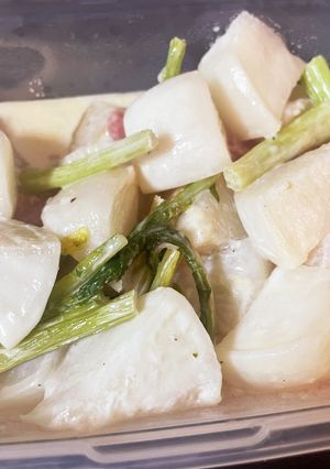カブのホットサラダ-レシピのメイン写真