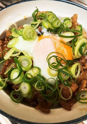 豚玉照りネギ丼-レシピのメイン写真