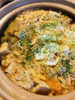 鍋の素活用●鶏肉の親子玉子鍋-レシピのメイン写真