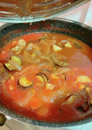 ナスとサワラのトマト煮込み-レシピのメイン写真