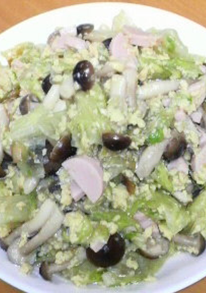 レタスのにんにく炒め-レシピのメイン写真