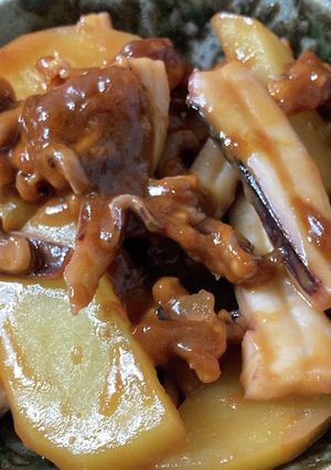 イカの塩辛でイカゴロ焼き-レシピのメイン写真