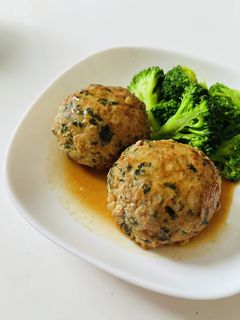 大葉たっぷり照り焼きハンバーグ-レシピのメイン写真